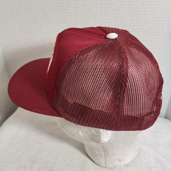 100 Mile House BC Fire Department Hat Snapback Vintage 70s 80s Cap Trucker - Picture 7 of 12